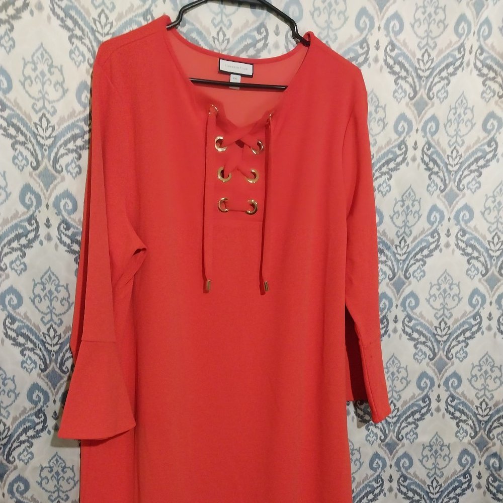 ORANGE SPRING DRESS